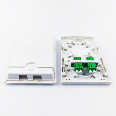 132*83*25 ABS PC 2 núcleos LC APC Fibra óptica panel de conexión para equipos ópticos