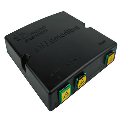 FTTH 2 núcleos SC APC Fibra óptica de plástico panel de conexión de la placa frontal con 3 veces