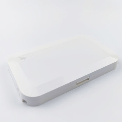 Panel de conexión de la placa frontal de fibra óptica de plástico APC FC blanco/gris para red FTTH interior