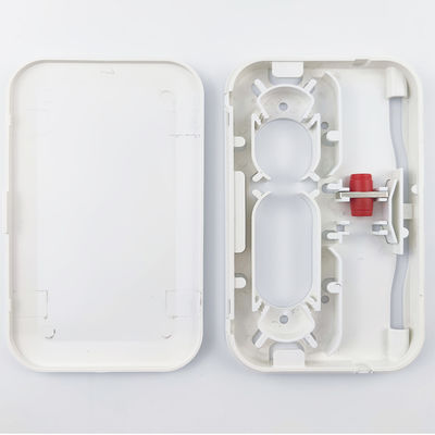 148x88x15 Fibra óptica panel de conexión de la placa frontal para la red FTTH interior Material de plástico