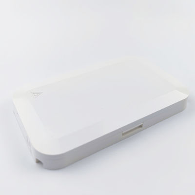 148x88x15 Fibra óptica panel de conexión de la placa frontal para la red FTTH interior Material de plástico