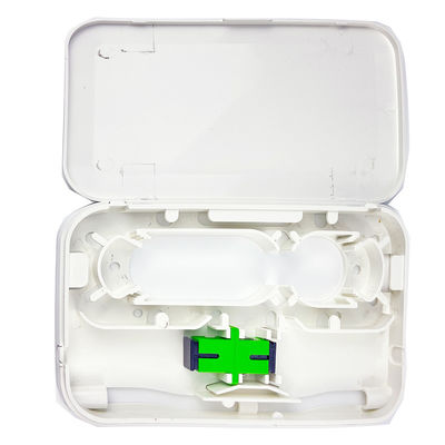 1 núcleo SC APC Panel de conexión de la placa frontal de fibra óptica de plástico para la instalación de redes FTTH en interiores