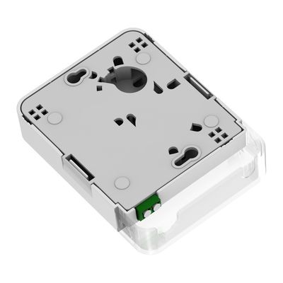 Placa de cara de fibra óptica de tipo APC de 1 núcleo blanco / gris para conexión FTTH interior