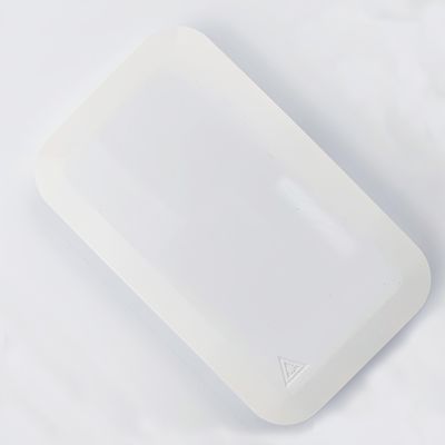 Aplicaciones de redes FTTH Panel de conexión de placa de fachada de fibra óptica de plástico para interiores blancos