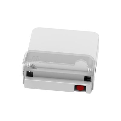 Blanco 1 núcleo FC UPC tipo placa de cara de fibra óptica 5 para interiores en la red FTTH