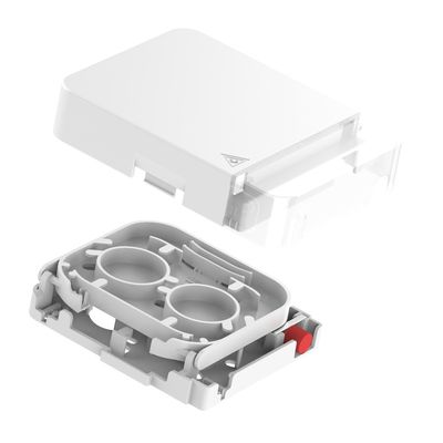 Blanco 1 núcleo FC UPC tipo placa de cara de fibra óptica 5 para interiores en la red FTTH