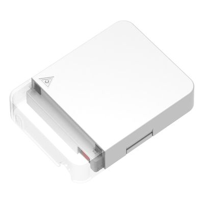 Blanco 1 núcleo FC UPC tipo placa de cara de fibra óptica 5 para interiores en la red FTTH