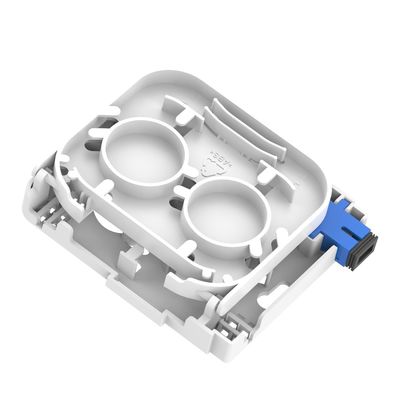 Panel de conexión de fibra óptica de 115*86*22 mm para instalación de redes FTTH compactas en interiores