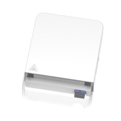 Panel de conexión de fibra óptica de 115*86*22 mm para instalación de redes FTTH compactas en interiores