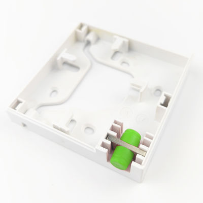Mejor panel de conexión de fibra óptica de plástico de 1 núcleo FC APC para rendimiento de red FTTH gris