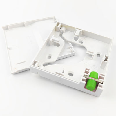 Mejor panel de conexión de fibra óptica de plástico de 1 núcleo FC APC para rendimiento de red FTTH gris