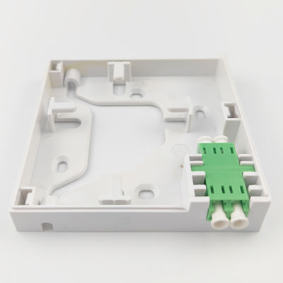 5 Red LAN con cable Lo mejor para 1 núcleo LC APC Panel de conexión de placa de fachada de fibra óptica de plástico