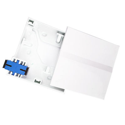 5 SC UPC 1 Panel de conexión de la placa frontal de fibra óptica de plástico de núcleo para red duradera