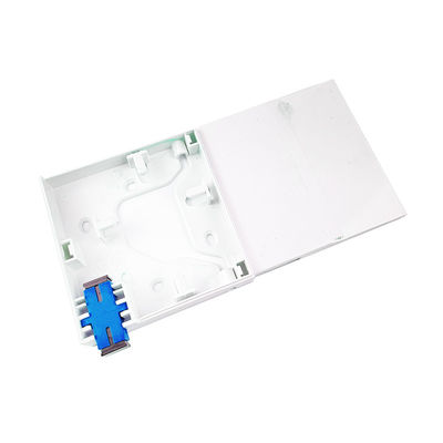 5 SC UPC 1 Panel de conexión de la placa frontal de fibra óptica de plástico de núcleo para red duradera