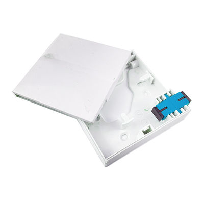 5 SC UPC 1 Panel de conexión de la placa frontal de fibra óptica de plástico de núcleo para red duradera