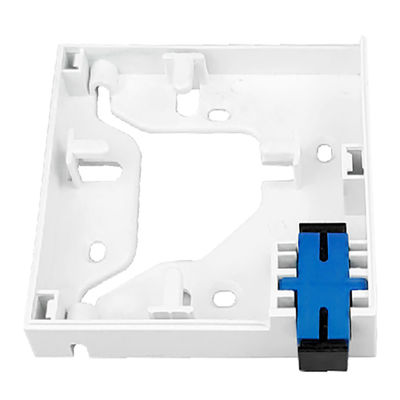 5 SC UPC 1 Panel de conexión de la placa frontal de fibra óptica de plástico de núcleo para red duradera