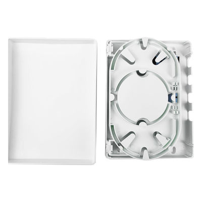 152*110*31mm SC/UPC Fibra óptica de plástico panel de conexión de la placa frontal para la red FTTH interior