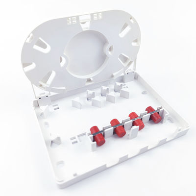 FC/UPC Panel de conexión de la placa frontal de fibra óptica de plástico utilizado para redes de interior FTTH 4 núcleos