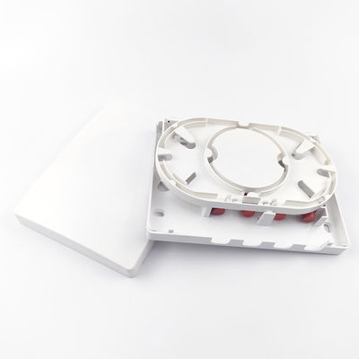 FC/UPC Panel de conexión de la placa frontal de fibra óptica de plástico utilizado para redes de interior FTTH 4 núcleos