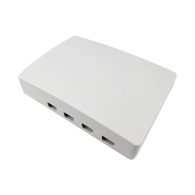 Conector FC/APC tipo 4 núcleos Panel de conexión de placa de fachada de fibra óptica de plástico para red FTTH