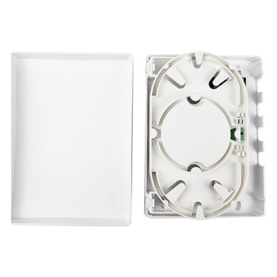 4 núcleos SC APC Panel de enchufe de placa de fachada de fibra óptica de plástico para interiores en red FTTH