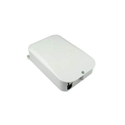 16 núcleos caja de distribución de fibra PLC montada en la pared hecha de PC ABS para conexiones FFTX