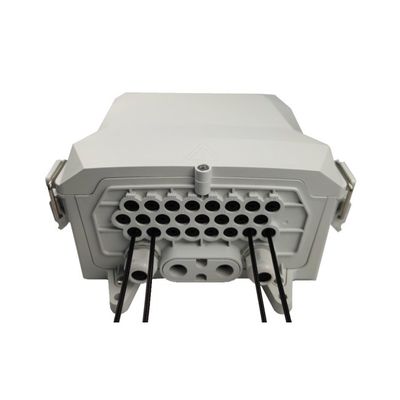 -Fabricado IP65 SC Pared/Polo montado 24 núcleos FTTH Fibra de Distribución/caja terminal con 5-