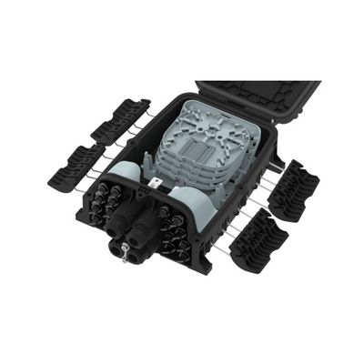 PP GF Anti UV 24 núcleos IP65 Cuadro de distribución de fibra óptica montado en la pared o en el polo con 5