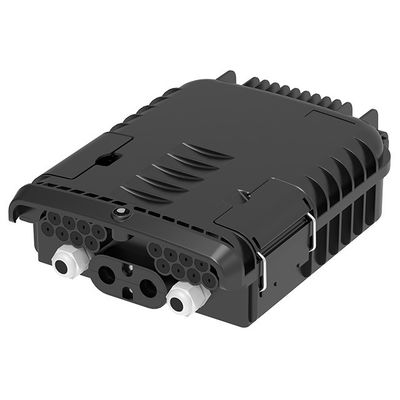 Caja de distribución de fibra óptica ABS PC para montaje en pared/moles IP65 de alta densidad 24/36 núcleos