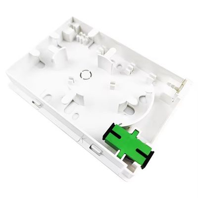 Tiempo 5 años 2-Cores SC APC Fibra óptica de plástico panel de conexión para la red FTTH