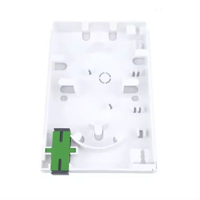 Tiempo 5 años 2-Cores SC APC Fibra óptica de plástico panel de conexión para la red FTTH