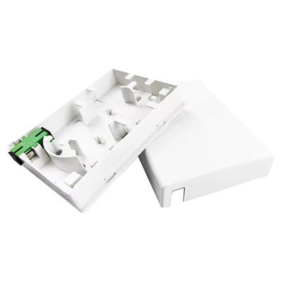 Tiempo 5 años 2-Cores SC APC Fibra óptica de plástico panel de conexión para la red FTTH
