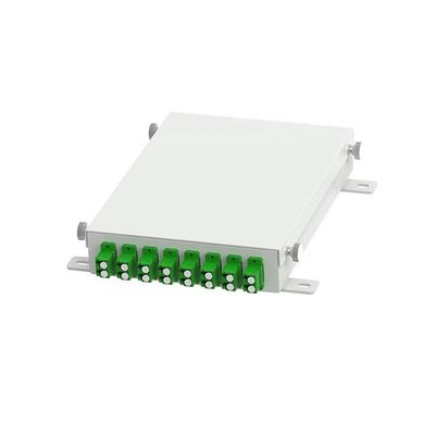 Caja terminal FTTH con 8 núcleos de fibra óptica para distribución de redes ODN en tipo APC LC