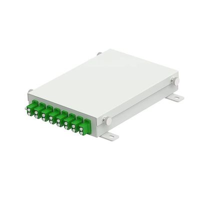 Caja terminal FTTH con 8 núcleos de fibra óptica para distribución de redes ODN en tipo APC LC