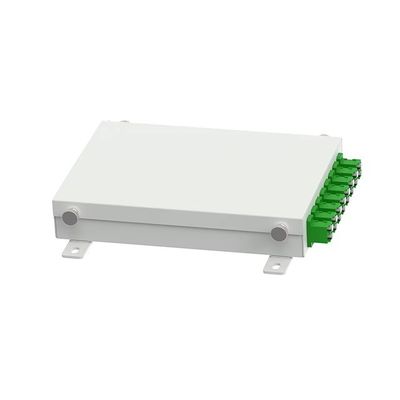 Caja terminal FTTH con 8 núcleos de fibra óptica para distribución de redes ODN en tipo APC LC