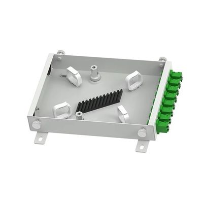 Caja terminal FTTH con 8 núcleos de fibra óptica para distribución de redes ODN en tipo APC LC
