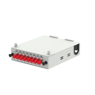 FTTX Acero laminado en frío 8 núcleos Fibra óptica FTTH Terminal Box para la distribución en red