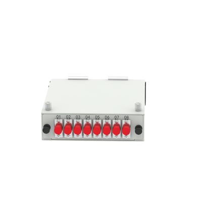 FTTX Acero laminado en frío 8 núcleos Fibra óptica FTTH Terminal Box para la distribución en red
