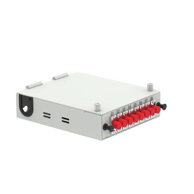 FTTX Acero laminado en frío 8 núcleos Fibra óptica FTTH Terminal Box para la distribución en red