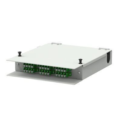 Red de acero laminado en frío ODN Power LC APC Tipo 12 núcleos Fibra óptica FTTH Terminal Box