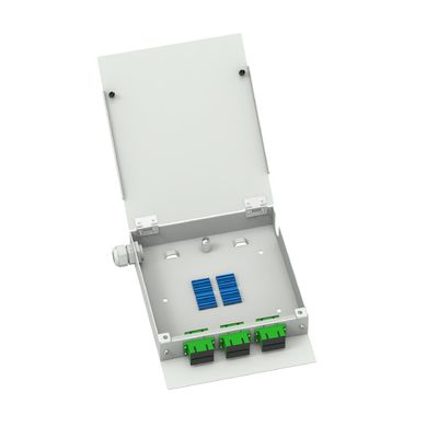 4 núcleos de plástico de fibra óptica panel de conexión de la placa frontal para la red FTTH interior 5- Hangzhou
