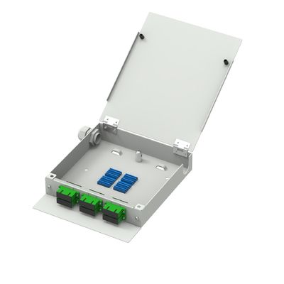4 núcleos de plástico de fibra óptica panel de conexión de la placa frontal para la red FTTH interior 5- Hangzhou