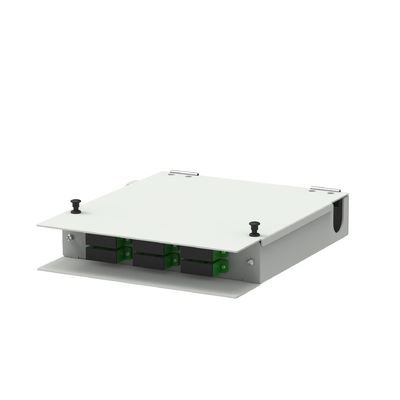4 núcleos de plástico de fibra óptica panel de conexión de la placa frontal para la red FTTH interior 5- Hangzhou