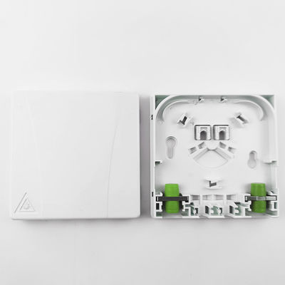 2 núcleos FC APC Panel de conexión de la placa frontal de fibra óptica de plástico para la red FTTH ODN de densidad