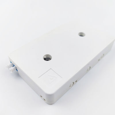 ABS 2 núcleos LC UPC Panel de conexión de placa de fachada de fibra óptica de plástico para red FTTH interior
