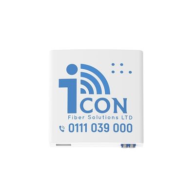 2 núcleos de LC UPC de plástico de fibra óptica panel de conexión de fachada para interiores en la red FTTH